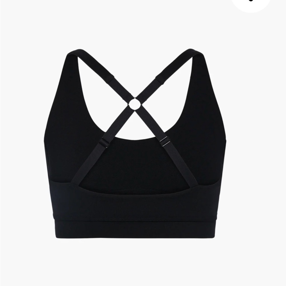 Sale! Savage X Fenty Black and White Striped Sports Bra - Picture 2 of 7